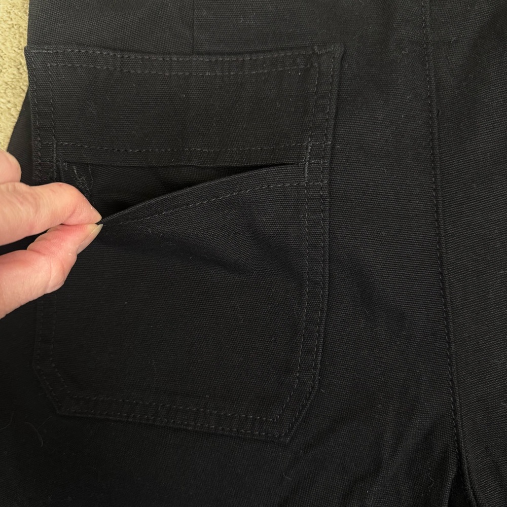 NEW American Giant Women's Black Wide Leg Pants — Business Casual Work Size 0 - Picture 5 of 9